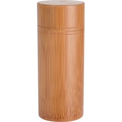 Boîte de rangement bambou pour thé, coffret de conservation portable (M), boîte à thé avec couvercle, organisateur étanche et élégant (1/3)
