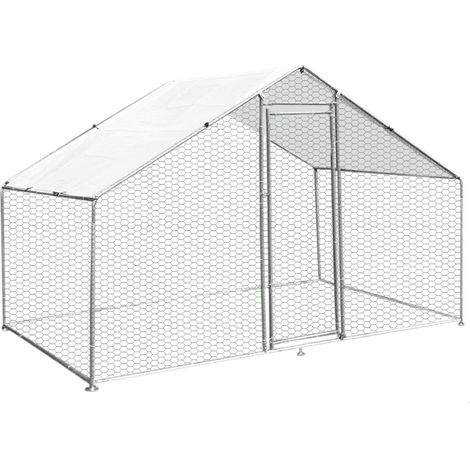 Hühnerstall Hühnerfreilauf Hühnergehege Auslauf Outdoor-Hühnerkäfig UV Geflügel