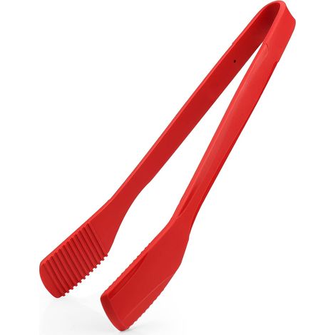Pince de cuisine 28 cm en acier inoxydable de qualité supérieure, pince à salade multifonctionnelle, spatule pour grillades et barbecue, fermeture à clé pour toasts et salades. (1/5)