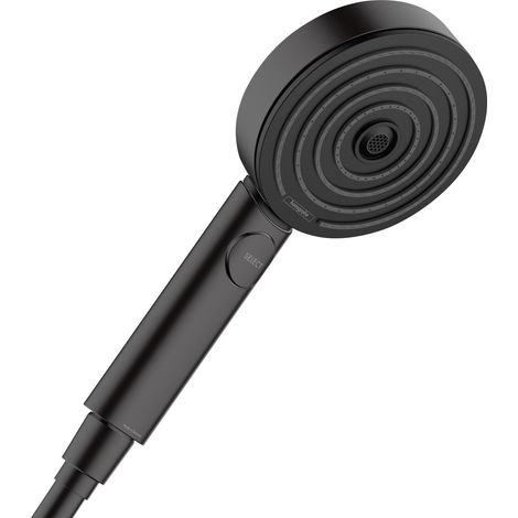 Hansgrohe Pulsify Select - Duschkopf Activation 105, 3 Strahlarten, EcoSmart, 
schwarz matt 24101670