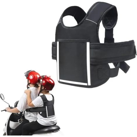 Ceinture de Sécurité Moto pour Enfants - Marque - Modèle - Blanc - Enfant (1/4)