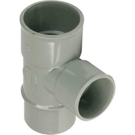 Té pied de biche PVC Mâle Femelle 87°30 D50 - WAVIN - 3026010