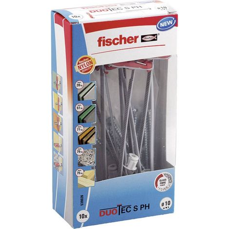 Fischer 539026 DUOTEC 10 S PH LD Cheville 2 éléments 50 mm 10 mm 10 pc(s)