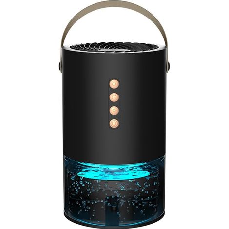 Déshumidificateur 45 oz Petits déshumidificateurs pour la maison 3 modes de réglage Protection d'arrêt automatique Déshumidificateurs à faible bruit (1/5)
