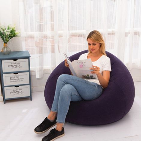 Kaelt - Pouf Gamer inclinable, extérieur gonflable paresseux canapé lavable salon chaise longue chambre pouf chaise ultra doux sans remplissage décoration de la maison canapé, flocage gonflable canapé (1/5)