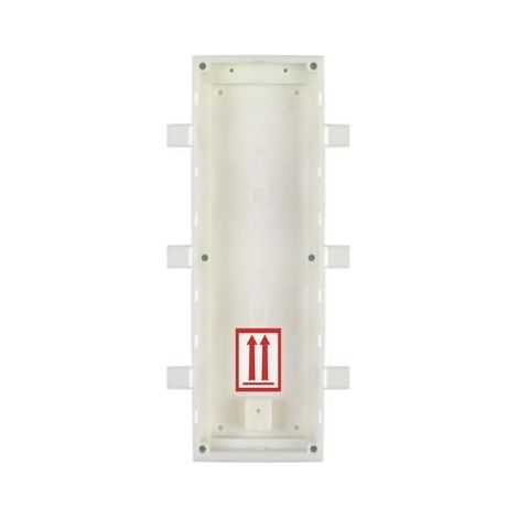 Marco de empotramiento - 2N - Reverso IP - 3 módulos - Blanco - Interior