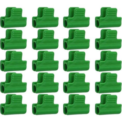 Set of 20 Clips of Fastening for Film of Tighten, Plastic Lamine, Clips for Shelter Banners, Frame And Cover of Stored of 11 mm of Diameter- (1/5)