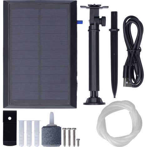 5,5V IP65 Solar-Sauerstoffpumpen-Set für Aquarien, Teiche und Fischzucht (1/5)
