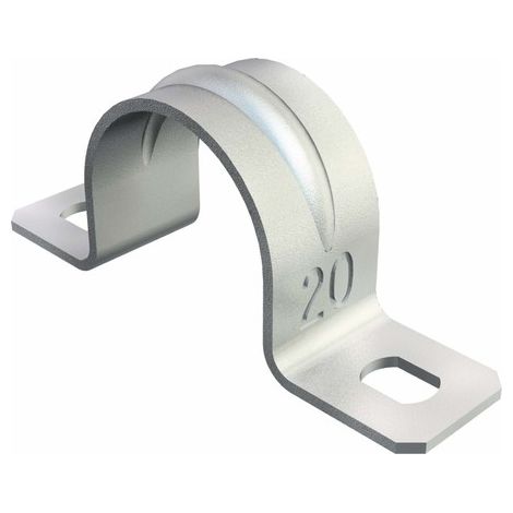 OBO Bettermann Abrazadera de fijación de dos orejas 32mm Acero cincado, 1018337