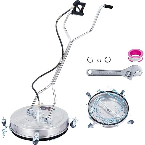 Limpiadora de alta presión, presión máxima de 4000 PSI, fácil conexión, color plata. (1/2)
