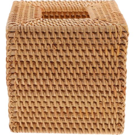 Serviettenhalter aus natürlichem Rattan im Vintage Stil