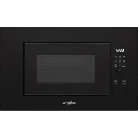 20 l 800 W+Grill 1000 W - Auftaufunktion - Seitentür - Edelstahl-Innentiefe - Nische H 38 cm - vollständig integrierbar - schwarz - Whirlpool (1/5)