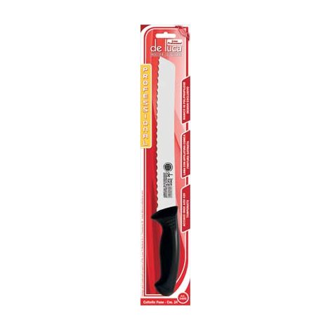Coltello pane professional de luca manico plt/inox cm 24 (2 pezzi) Deluca
