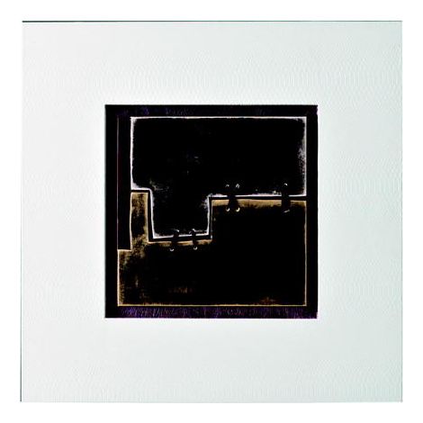 Olio su tela multicolar e telaio in legno 80x80 cm (1/2)