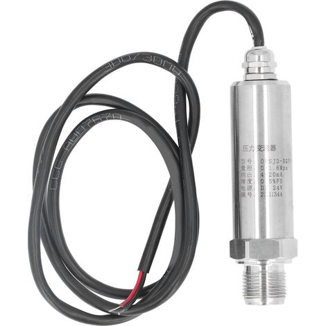 Wasserdichter Drucktransmitter aus Edelstahl, hochpräziser Druckaufnehmer 0-1,6 MPa (1/5)