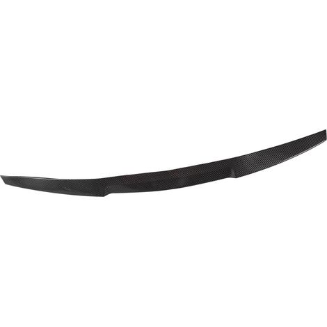 Aigler de Spoiler du Coffre en Caoutchouc de Style en Fibre de Carbone Aigler 121cmx7,5 Cm, Installation Facile, pour une Voiture Universelle avec un Vernis à Preuves Brillante (1/4)