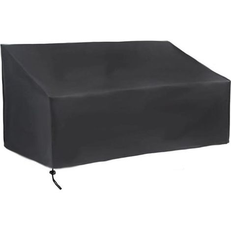 Housse de banc de jardin – Imperméable – 4 places – Anti-UV – Fixation pare-vent (1/5)
