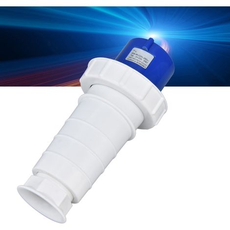 2P+E 3-poliger Luftfahrt-Industriestecker 220-250V 63A, dreiphasiger wasserdichter und regendichter Stecker, industrieller Kabelkoppler, IP67. (1/5)