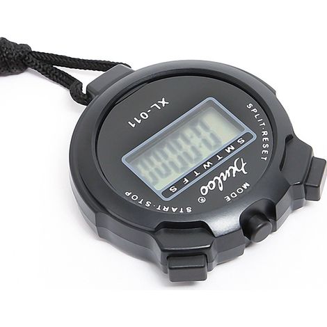 APEX Chronomètre de sport numérique avec horloge, calendrier et alarme, grand écran, antichoc. (1/4)