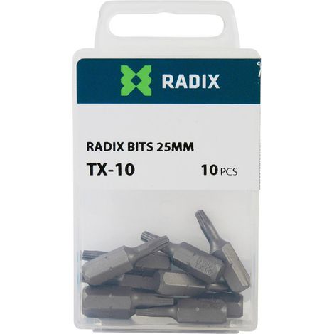 Embout de vissage - Radix - TX10 (10 pièces) (1/2)