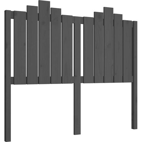 Maison Exclusive - Cabecero de cama madera maciza de pino gris 12 (1/5)