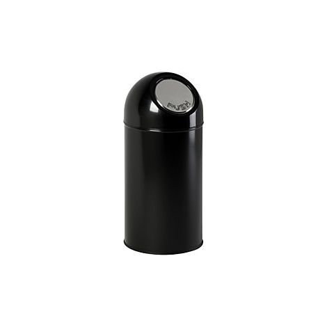 Cubo de basura con trampilla acero capacidad 40 l (1/4)