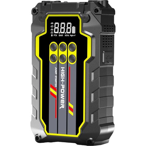 Compresseur d'air, Gonfleur de pneus numérique, Démarreur de secours rechargeable, CYD32 (1/2)