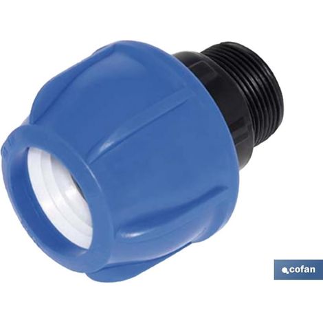 ENLACE ROSCA MACHO PP PN16 20 X 3/4 VENTA UNITARIA