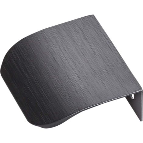5er Pack - Griffleiste BLANKETT round 40 x 18 x 42 mm Aluminium Titanoptik gebürstet