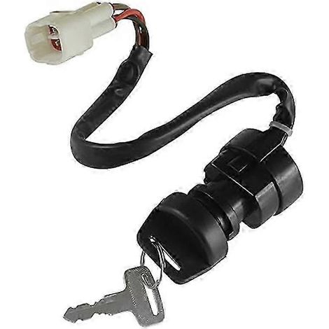 Compatible avec les clés de contacteur d'allumage de motos 50, 80, Grizzly, YFM, 600 et YFZ350 (référence 4GB 82510 11 00). (1/5)