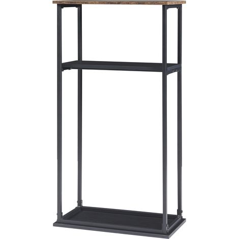 Range-bûches pour intérieur avec étagères 112 x 60 x 30 cm (1/5)
