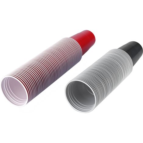 Jeu de Beer Pong, ensemble de jeu à boire Beer Pong, gobelets Beer Pong (50 gobelets rouges, 50 gobelets noirs) (1/5)