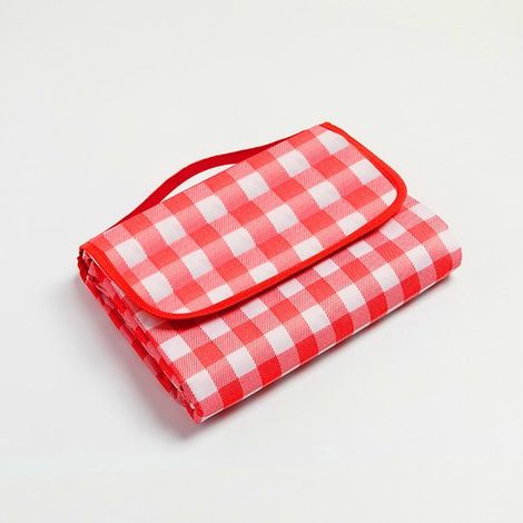 Manta de picnic/esterilla de playa impermeable，Manta de picnic ligera y lavable con asa de transporte，adecuada para senderismo，1,5 x 2 m (1/5)