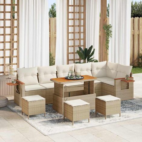 Ensemble de canapé de jardin 12 pièces 8-Nombre de places vidaXL (1/5)