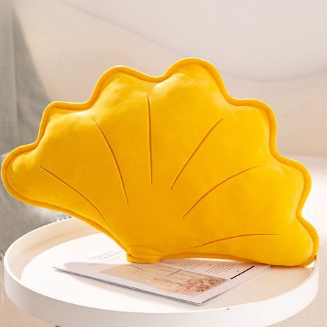 Coussin Décoratif Feuille D'érable - Rembourrage Coton Doux - 55 cm - Décoration Automnale Canapé Lit - Lot de 1 (1/4)