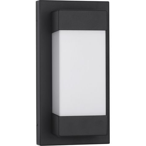 Merano Clovis II Applique Extérieure Moderne Sandy Noir Aluminium LED 18W 2132Lm 3000K IP65