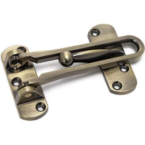 BUNTHAUS 1 Pack Swing Door Bar Chaîne, alliage de zinc Restricteur de Chaîne de Porte de Sécurité, pour Maison, Appartement, Hôtel (1/5)
