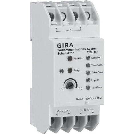Gira 128900 attuatore elettrico bianco 230 V 10 A