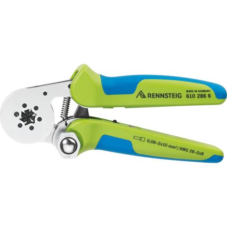 Rennsteig Crimpzange für Aderendhülsen, für Leiterquerschnitt: 16mm2, 610 286 6