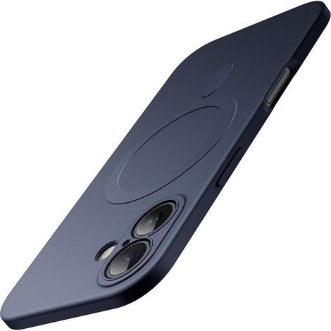 Handyhülle iPhone 17 MagSafe TPU Stoßfest Kameraschutz Dünn Dunkelblau (1/5)