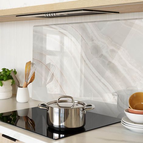 Glasschneideplatten - Schneidebrett aus Glas - Herdabdeckplatten - Gehärtetes Glas – 80x52 cm