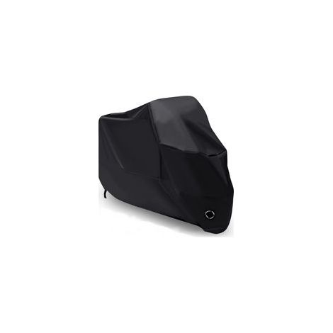 Telo coprimoto XXL - Poliestere nero - 245 x 105 x 125 cm - Impermeabile e antipolvere - Telo protettivo per esterni (1/5)