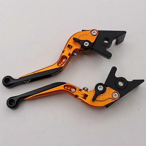 Compatible avec les motos Aprilia, freins, guidons, embrayages, leviers de klaxon et pièces modifiées DORSODURO 750 (Orange 1 paire télescopique) (1/5)