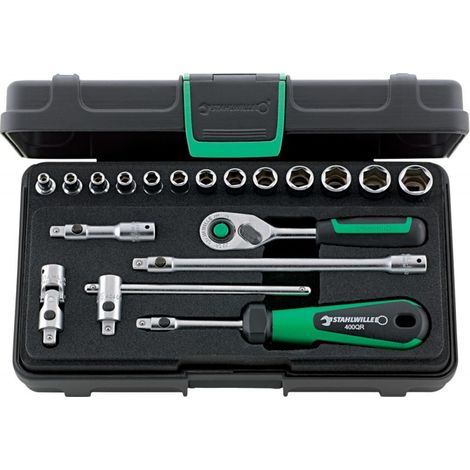 Caja de empalmes 1/4" 22 unidades 40/13/6QR Stahlwille