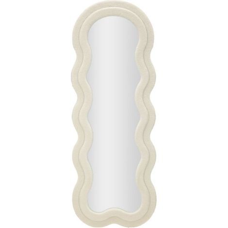 SPECCHIO DA MURO TEDDY CREMA CM 60X4X160