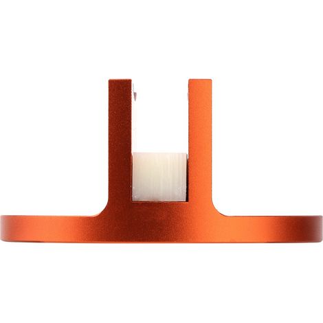 Patins magnétiques en aluminium rainuré pour cric, adaptateur rail de levage orange (1/5)