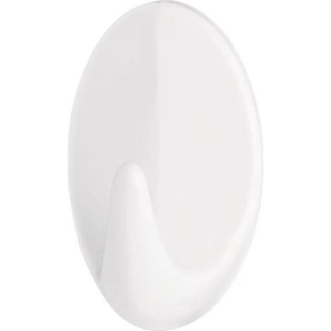 Tesa Gancio adesivo ovale bianco per fissaggio interno