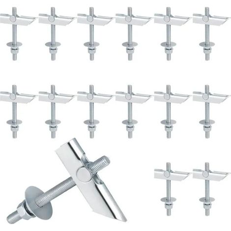Chevilles à bascule M666100, lot de 15, pour plafonds Placo (1/5)