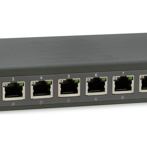 LevelOne GEP-0925 Netzwerk-Switch Unmanaged 2.5G Ethernet (100/1000/2500) Power over Ethernet (PoE) Schwarz