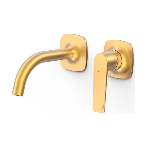Pièce apparente pour élément encastré de lavabo Loft Or Mat 24K - TRES 22230001OM